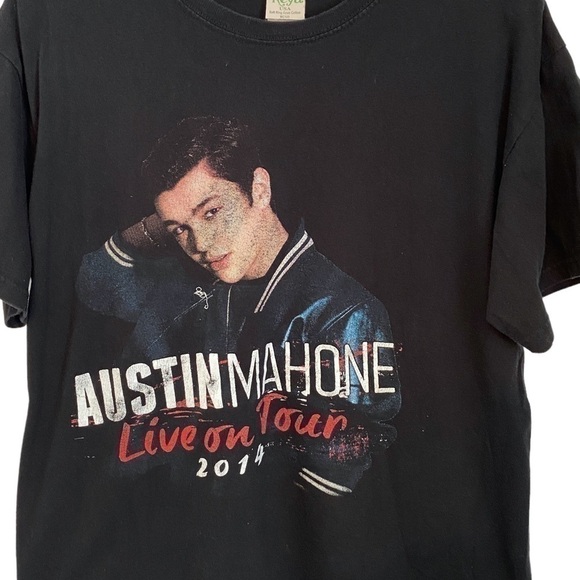 Austin Mahone 2014 Live on Tour T Shirt Adult Med - Picture 4 of 9